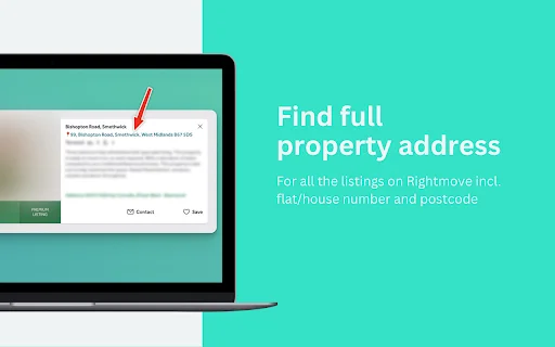 Address Finder for Rightmove ডাউনলোড করুন – সঠিক ঠিকানা ও পোস্টকোড - Screenshot 1