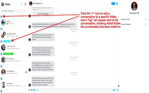 Messenger Organizer ডাউনলোড করুন – Facebook ও Instagram মেসেজ গুছিয়ে রাখুন - Screenshot 2