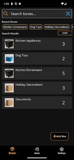 Storage Box Organizer ডাউনলোড করুন – QR কোড দিয়ে সাজান আপনার স্টোরেজ - Screenshot 1