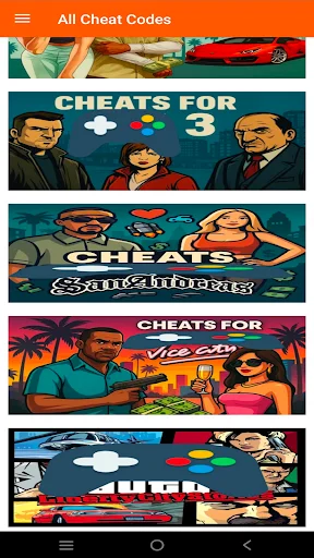 Cheats for all GTA ডাউনলোড করুন – সেরা গেম চিট কোড সংগ্রহ - Screenshot 23