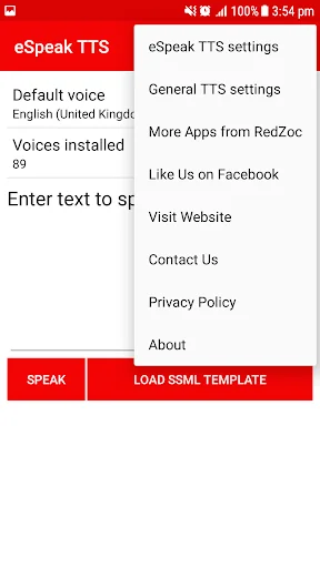 eSpeak NG Text-to-Speech ডাউনলোড করুন – ১০০+ ভাষায় কথা বলুন - Screenshot 9