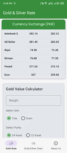 Gold Rate Pakistan ডাউনলোড করুন – পাকিস্তানে সোনার দামের আপডেট - Screenshot 6