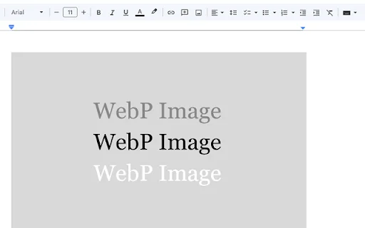 Expand Image Formats ডাউনলোড করুন – Google Docs-এ WebP, SVG যুক্ত করুন - Screenshot 1
