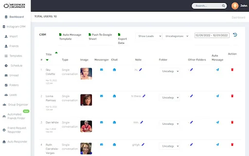Messenger Organizer ডাউনলোড করুন – Facebook ও Instagram মেসেজ গুছিয়ে রাখুন - Screenshot 3