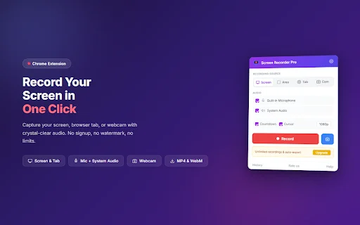 Screen Recorder Pro ডাউনলোড করুন – সেরা ফ্রি স্ক্রিন রেকর্ডার - Screenshot 2