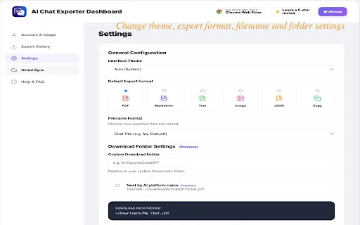 AI Chat Exporter ডাউনলোড করুন – ChatGPT ও Claude চ্যাট সেভ করুন - Screenshot 3