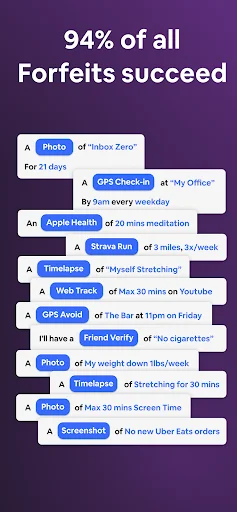 Forfeit: Habit Contracts ডাউনলোড করুন – অভ্যাস গঠনের সেরা অ্যাপ - Screenshot 22