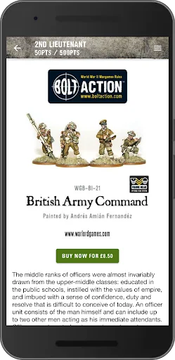 Warlord Games List Builder ডাউনলোড করুন – সেরা আর্মি লিস্ট মেকার - Screenshot 7