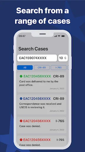 US Immigration Case Tracker ডাউনলোড করুন – USCIS কেস স্ট্যাটাস আপডেট - Screenshot 13