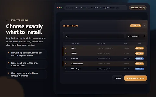NexusMods Bypass ডাউনলোড করুন – দ্রুত ডাউনলোড এবং অটোমেশন টুল - Screenshot 4
