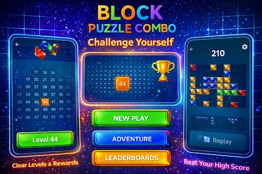 Block Puzzle Combo ডাউনলোড করুন – সেরা ৩ডি পাজল গেম - Screenshot 2