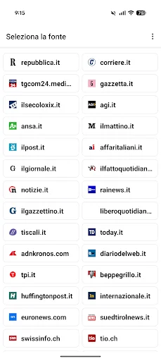 Notizie Italia ডাউনলোড করুন – লেটেস্ট খবর ও আপডেট ফ্রি - Screenshot 1