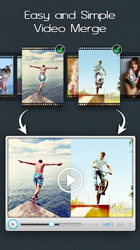 Video Merge: Joiner & Combiner ডাউনলোড করুন – সেরা ভিডিও এডিটর - Screenshot 2