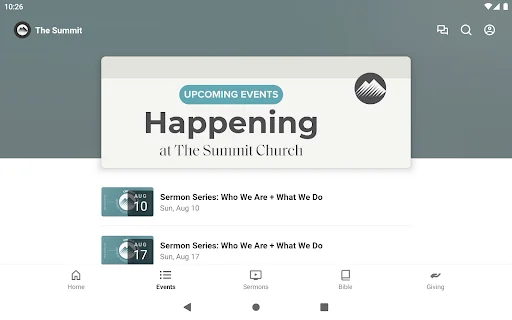 The Summit Church NWA অ্যাপ ডাউনলোড করুন – আধ্যাত্মিক উন্নতির জন্য সেরা মাধ্যম - Screenshot 5