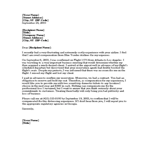 Business Letter Templates ডাউনলোড করুন – পেশাদার ফরম্যাট - Screenshot 16