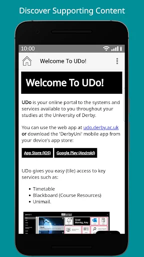 DerbyUni অ্যাপ ডাউনলোড করুন – ডার্বি বিশ্ববিদ্যালয়ের স্মার্ট সমাধান - Screenshot 2