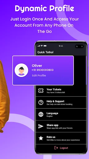 Quick Tat Kal অ্যাপ ডাউনলোড করুন – দ্রুত IRCTC ট্রেন টিকিট বুকিং - Screenshot 7