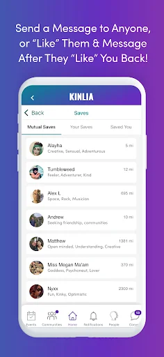 Kinlia ডাউনলোড করুন – নতুন বন্ধু ও ইভেন্ট খুঁজে পাওয়ার সেরা অ্যাপ - Screenshot 5