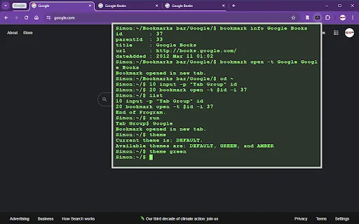 Chrome Terminal ডাউনলোড করুন – ব্রাউজারের জন্য কমান্ড লাইন টুল - Screenshot 4