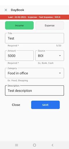 DayBook: Expense Tracker ডাউনলোড করুন – দৈনন্দিন খরচ হিসাবের সেরা অ্যাপ - Screenshot 4