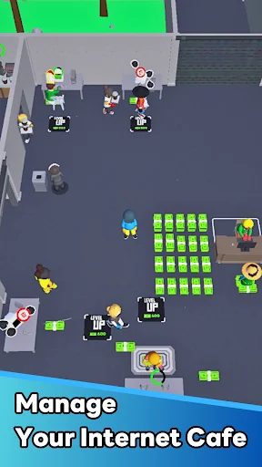 Internet Cafe Tycoon ডাউনলোড করুন – সেরা ইন্টারনেট ক্যাফে গেম - Screenshot 1