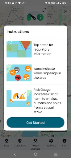 Whale Alert অ্যাপ ডাউনলোড করুন – তিমির অবস্থান ও সুরক্ষা - Screenshot 4
