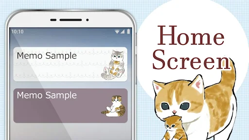Download Cute Cat Mochi Notepad – Cute Stickers for Notes - Screenshot 6