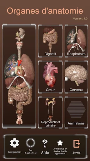 Internal Organs in 3D Anatomy ডাউনলোড করুন – সেরা অ্যানাটমি অ্যাপ - Screenshot 1