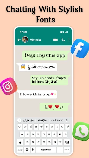 Stylish Text & Keyboard Themes ডাউনলোড করুন – স্টাইলিশ ফন্ট ও থিম - Screenshot 3