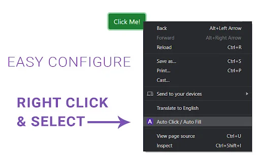 Auto Clicker – AutoFill ডাউনলোড করুন – ব্রাউজার অটোমেশন টুল - Screenshot 1