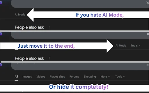 Disable AI Mode & AI Overview ডাউনলোড করুন – গুগল সার্চ ক্লিন রাখুন - Screenshot 2