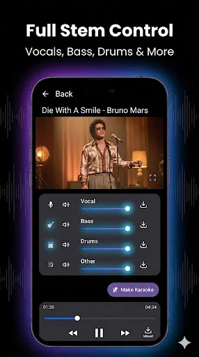 Vocal Music Separator AI ডাউনলোড করুন – সেরা ভোকাল রিমুভার - Screenshot 3