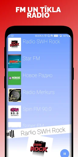 Radioaparāti ডাউনলোড করুন – লাটভিয়ান এফএম এবং ইন্টারনেট রেডিও - Screenshot 5