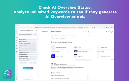 AI Search Impact Analysis ডাউনলোড করুন – SEO ও AI ট্র্যাকিং টুল - Screenshot 1