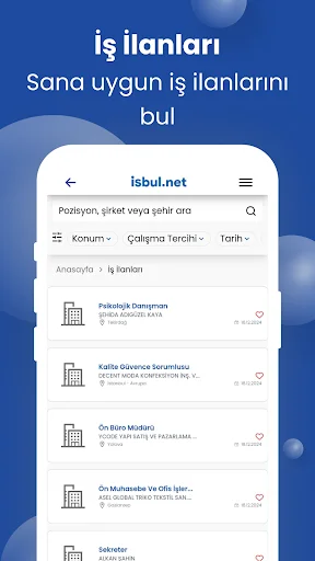 Isbul.net İş İlanları ডাউনলোড করুন – চাকরির সেরা সুযোগ - Screenshot 2