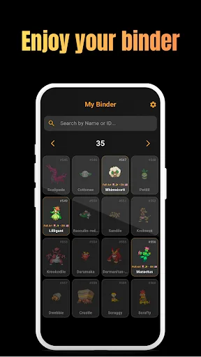 PokeDex Binder ডাউনলোড করুন – ১০২৫টি পোকেমন ট্র্যাক করুন - Screenshot 1