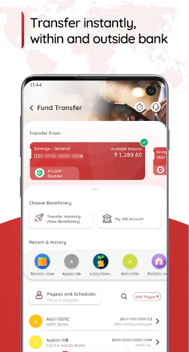 SIB Mirror+: সাউথ ইন্ডিয়ান ব্যাংকের সেরা ডিজিটাল ব্যাংকিং অ্যাপ ডাউনলোড করুন - Screenshot 3