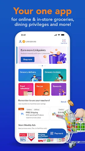 FairPrice Group অ্যাপ ডাউনলোড করুন – মুদি ও ডাইনিং সেরা অফার - Screenshot 1