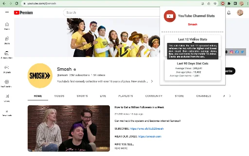YouTube Channel Stats ডাউনলোড করুন – চ্যানেল অ্যানালিটিক্স টুল - Screenshot 2