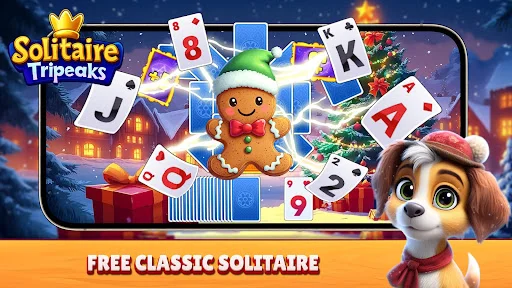 Christmas Solitaire TriPeaks ডাউনলোড করুন – সেরা কার্ড গেম - Screenshot 3