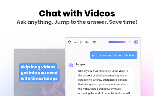 Recapio: সেরা AI YouTube Summarizer – এখনই বিনামূল্যে ডাউনলোড করুন - Screenshot 3