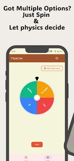 Flip a Coin ডাউনলোড করুন – কয়েন টস ও স্পিন হুইল অ্যাপ - Screenshot 4