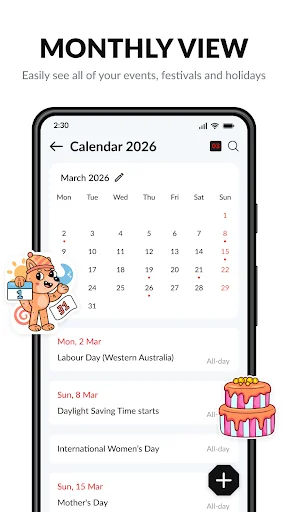 Calendar অ্যাপ ডাউনলোড করুন – আপনার ইভেন্ট ও শিডিউল ম্যানেজ করুন - Screenshot 3