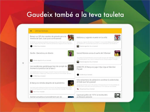 Catalan News অ্যাপ ডাউনলোড করুন – সেরা ক্যাটালান সংবাদ ও ভিডিও - Screenshot 11
