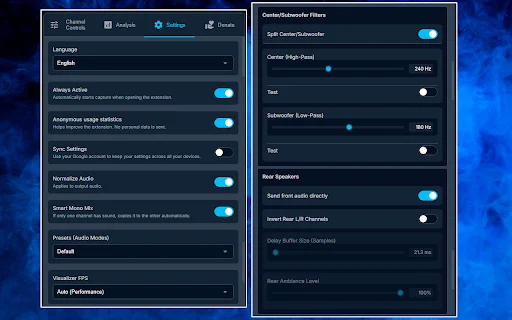 Stereo Amplifier & Surround Sound – সেরা অডিও কনভার্টার ডাউনলোড করুন - Screenshot 4