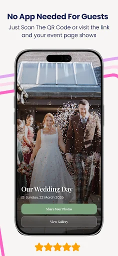 PixelParty: QR Wedding Photos ডাউনলোড করুন – সেরা ওয়েডিং ফটো শেয়ারিং অ্যাপ - Screenshot 2