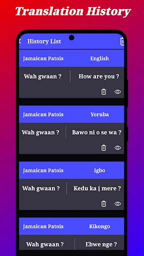 Jamaican Patois Translator ডাউনলোড করুন – সব ভাষার অনুবাদ - Screenshot 6