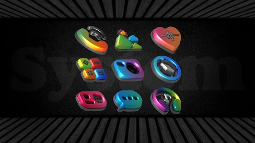 Auric Dark – 3D Icon Pack ডাউনলোড করুন – প্রিমিয়াম আইকন - Screenshot 2