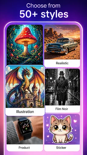 AI Image Generator – Pixora AI ডাউনলোড করুন – সেরা ইমেজ জেনারেটর - Screenshot 5