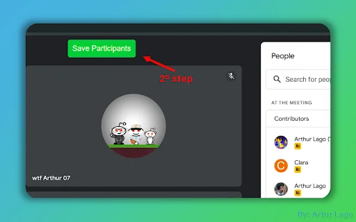 Meet Participants – Attendance Tracker for Google Meet – Download - Screenshot 2
